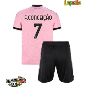 Juventus Francisco Conceicao #7 Vieraspaita Lapsille 2026-27 Lyhythihainen (+ shortsit)